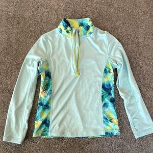 Danskin Now Kids Aqua and Multicolor Sweatshirt